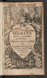 Barzaeus, Omni die dic Mariae 1651, p. 2-5, 11-12, 15-19, Zentralbibliothek Zürich, Rq 404